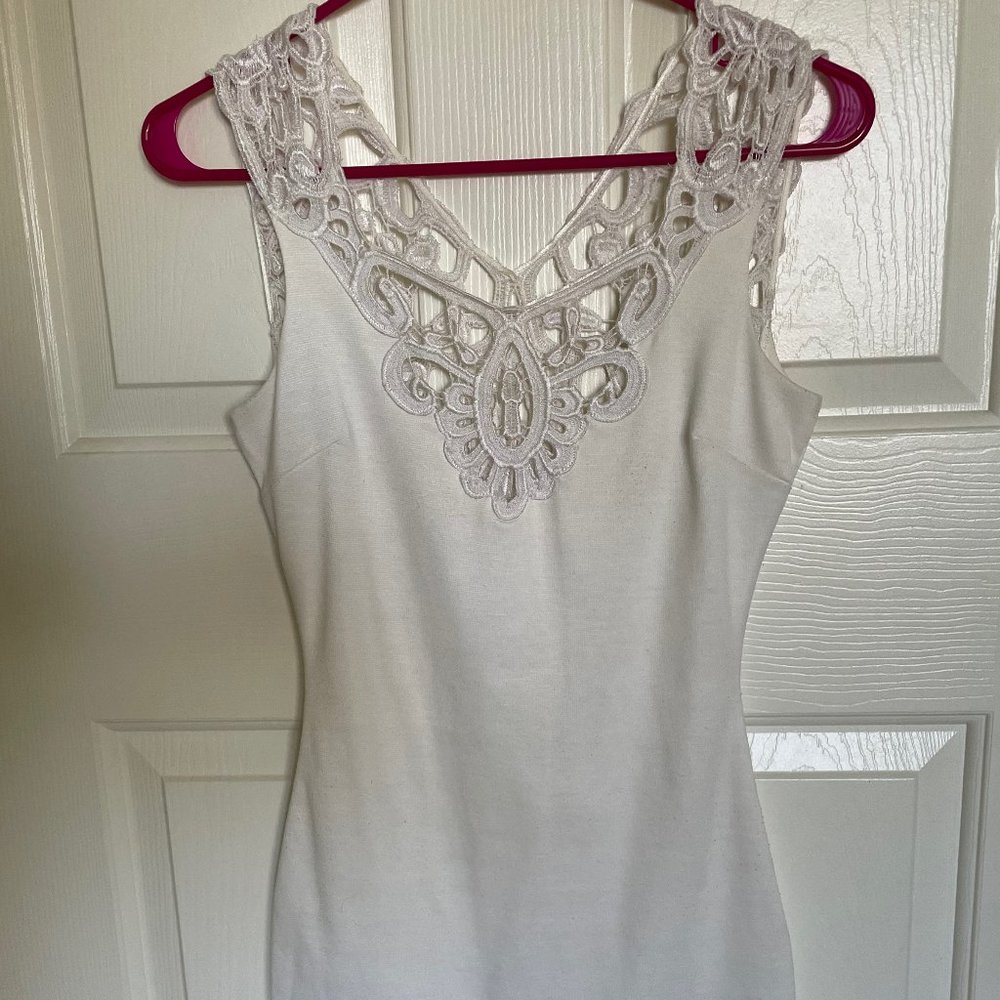 Mini White Dress